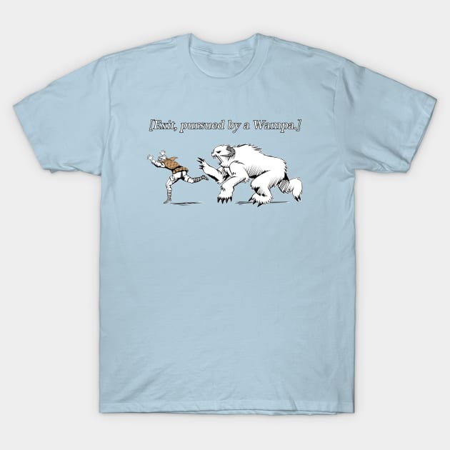 Exit - Pursued by Wampa T-Shirt by RoguePlanets